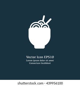 Vector illustration of pasta icon