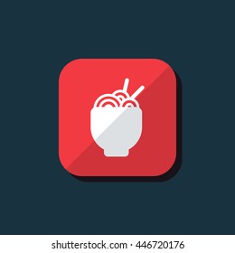 Vector illustration of pasta icon