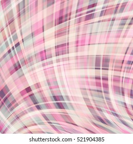 Vector illustration of pastel abstract background with blurred light curved lines. Vector geometric illustration.