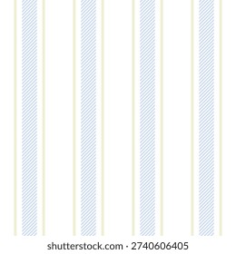 Vector illustration. Pastel blue gold Cottage Stripes, Cottagecore Seamless Pattern, gentle Stripes wallpapers, vertical stripes pattern	
