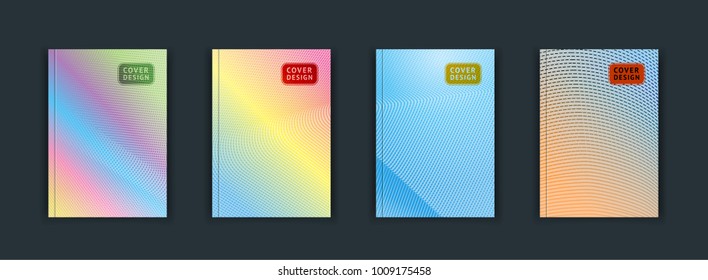 Vector illustration of pastel  color abstract pattern background with line gradient texture for minimal dynamic cover design. Poster, flyer, templat, magazine, web