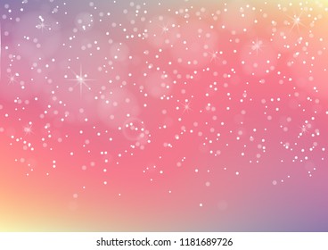 Vector illustration of pastel color abstract background with bokeh
