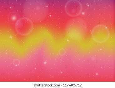 Vector illustration of pastel color abstract background with bokeh
