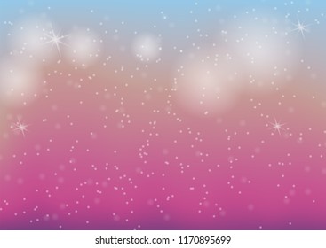 Vector illustration of pastel coloured abstract background with bokeh
