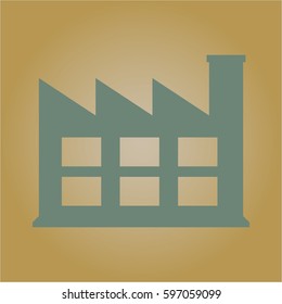 Vector illustration of Patented drawn in pencil icon in Gray with yellow
