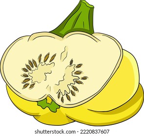 Ilustración vectorial de una satisfacción. Escuadrón de los tambores metálicos aislado en un fondo blanco. Calabaza en forma de plato