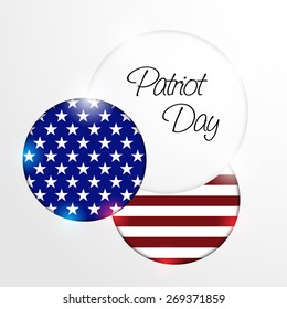 Vector illustration for Patriot Day.