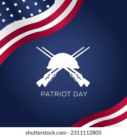 Vector Illustration of Patriot Day, Can use for background, gift card, banner, social media post etc