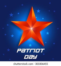 Vector illustration Patriot Dayof U.S.A.