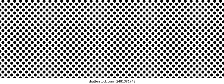 Vector illustration of a pattern with black circle on a white background for website and banners. dots.	

