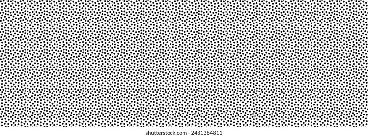 Vector illustration of a pattern with black polka dots on a white background for websites and banners.