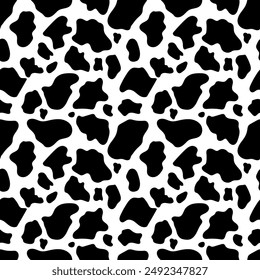 vector illustration, pattern, black spots animalism. monochrome.