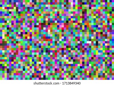 Vector illustration pattern of colorful mosaic made from random color squares