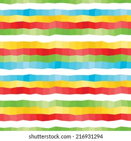 vector illustration pattern of colorful wavy lines 