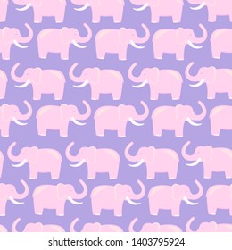 
vector illustration pattern elephants fabric