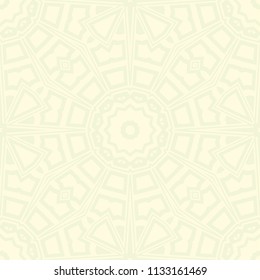 vector illustration. pattern with floral mandala, decorative border. design for print fabric, super oracul bandana.