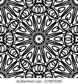Vector illustration. pattern with floral ornament, decorative border. design for print fabric. paper for scrapbook