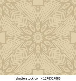 vector illustration. pattern with floral ornament, decorative border. design for print fabric, super fantastic bandana