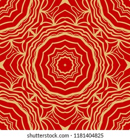 Vector illustration. pattern with floral ornament, decorative border. design for print fabric. paper for scrapbook