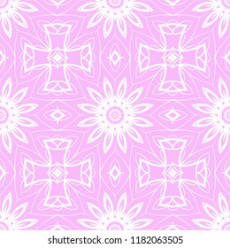 Vector illustration. pattern with floral ornament, decorative border. design for print fabric. paper for scrapbook
