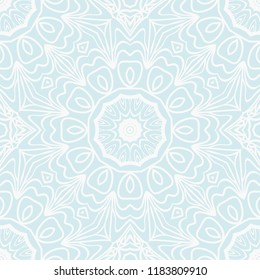 vector illustration. pattern with floral ornament, decorative border. design for print fabric, super fantastic bandana