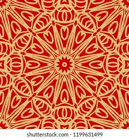 Vector illustration. pattern with floral ornament, decorative border. design for print fabric. paper for scrapbook