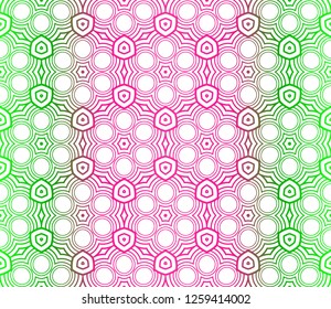 Vector Illustration. Pattern With Floral Ornament, Decorative Border. Design For Print Fabric. Paper For Scrapbook