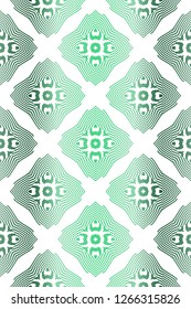 Vector Illustration. Pattern With Floral Ornament, Decorative Border. Design For Print Fabric. Paper For Scrapbook