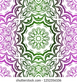Vector Illustration. Pattern With Floral Seamless Ornament. Design For Print Fabric, Fashion