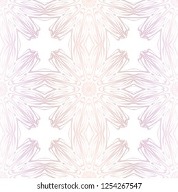 Vector Illustration. Pattern With Floral Seamless Ornament. Design For Print Fabric, Fashion