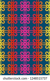vector illustration. pattern with geometric ornament, decorative border. design for print fabric.