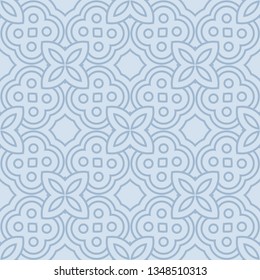 Vector Illustration. Pattern With Geometric Ornament, Decorative Border. Design For Print Fabric.