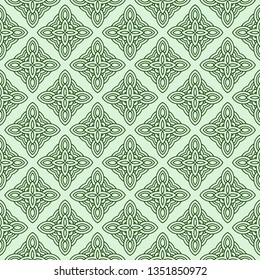 Vector Illustration. Pattern With Geometric Ornament, Decorative Border. Design For Print Fabric. Paper For Scrapbook