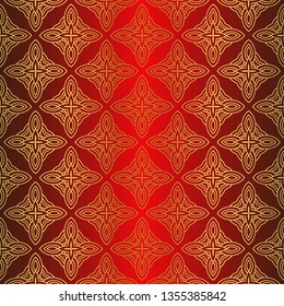 Vector Illustration. Pattern With Geometric Ornament, Decorative Border. Design For Print Fabric. Paper For Scrapbook