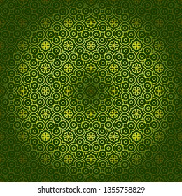 Vector Illustration. Pattern With Geometric Ornament, Decorative Border. Design For Print Fabric. Paper For Scrapbook