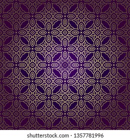 Vector Illustration. Pattern With Geometric Ornament, Decorative Border. Design For Print Fabric.