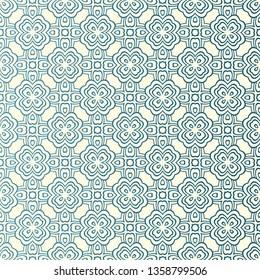 Vector Illustration. Pattern With Geometric Ornament, Decorative Border. Design For Print Fabric. Paper For Scrapbook