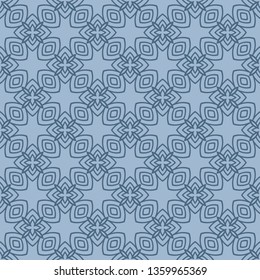 Vector Illustration. Pattern With Geometric Ornament, Decorative Border. Design For Print Fabric. Paper For Scrapbook