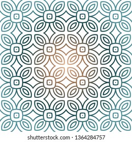 Vector Illustration. Pattern With Geometric Ornament, Decorative Border. Design For Print Fabric.