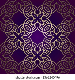 Vector Illustration. Pattern With Geometric Ornament, Decorative Border. Design For Print Fabric.