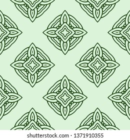 Vector Illustration. Pattern With Geometric Ornament, Decorative Border. Design For Print Fabric.