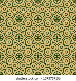 Vector Illustration. Pattern With Geometric Ornament, Decorative Border. Design For Print Fabric.