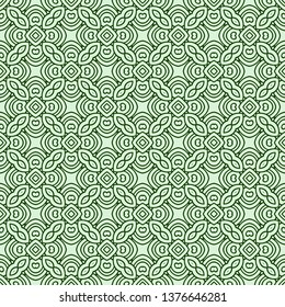 Vector Illustration. Pattern With Geometric Ornament, Decorative Border. Design For Print Fabric. Paper For Scrapbook