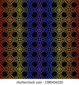 Vector Illustration. Pattern With Geometric Ornament, Decorative Border. Design For Print Fabric. Paper For Scrapbook