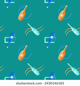 ilustración vectorial patrón de vidrio, uvas