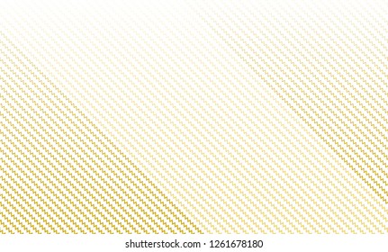 Vector Illustration of the pattern of golden lines on white background. EPS10.