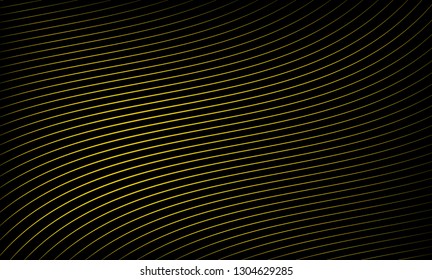Vector Illustration of the pattern of golden lines abstract background. EPS10.