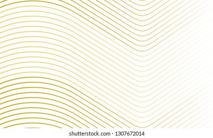 Vector illustration of the pattern of the golden lines abstract background. EPS10.