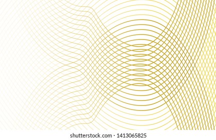 Vector illustration of the pattern of the golden lines abstract background. EPS10.