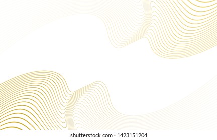 Vector illustration of the pattern of the golden lines abstract background.  EPS10.